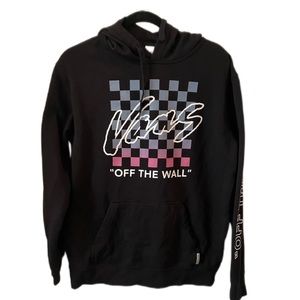 Men’s Van Black Lightweight Hoodie Size Medium